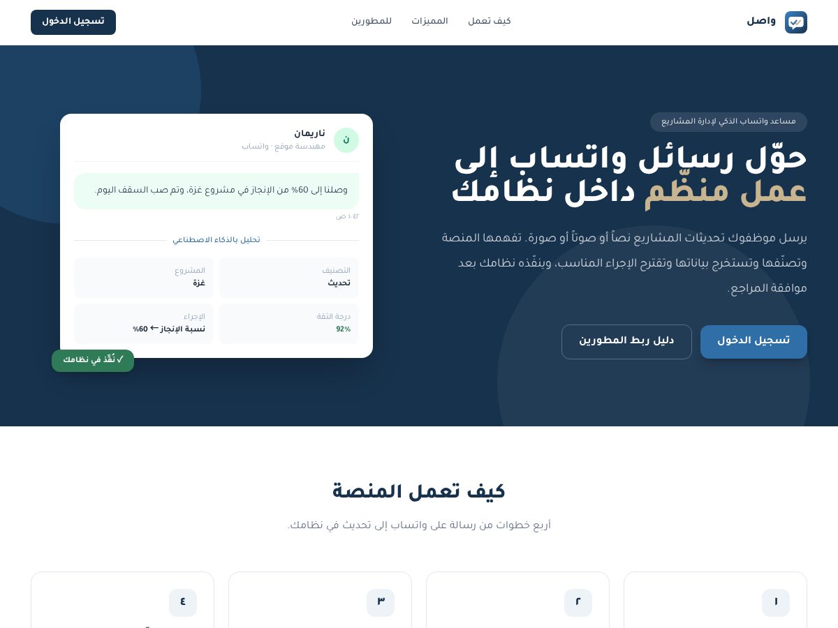 Landing-page snapshot of w2asel.com