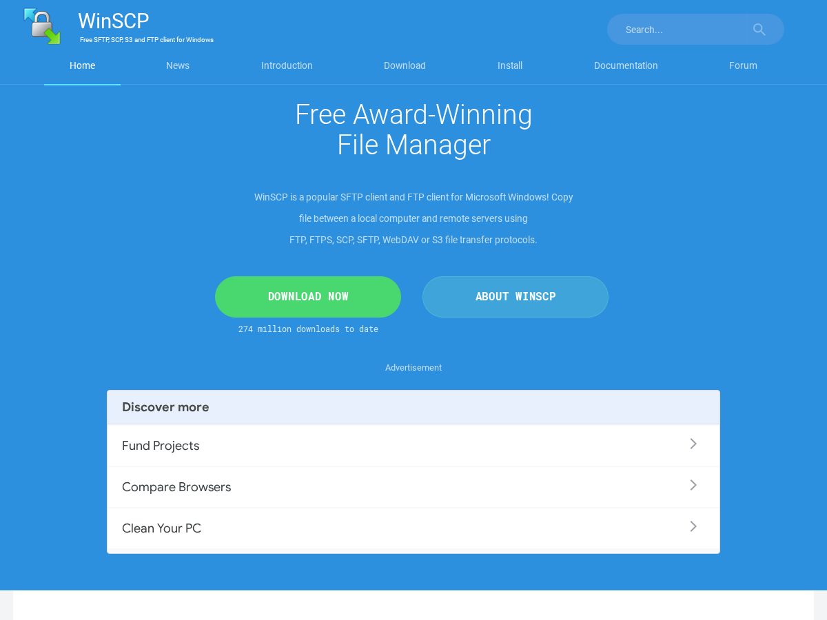 Landing-page snapshot of wincsp.com