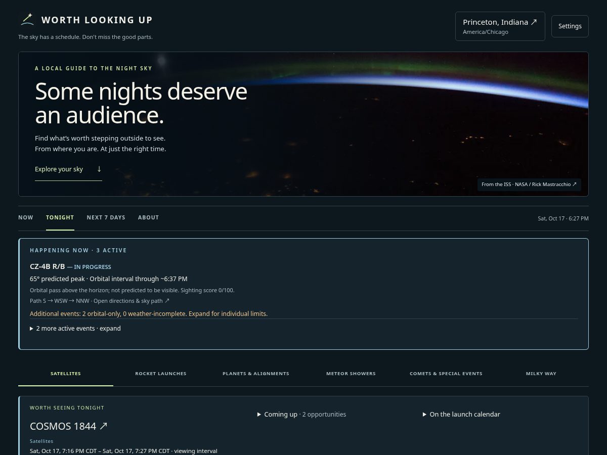 Landing-page snapshot of worthlookingup.com
