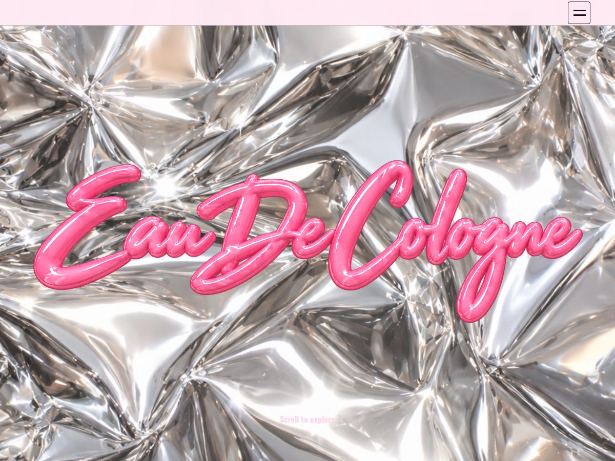Landing-page snapshot of eaudecologne.net