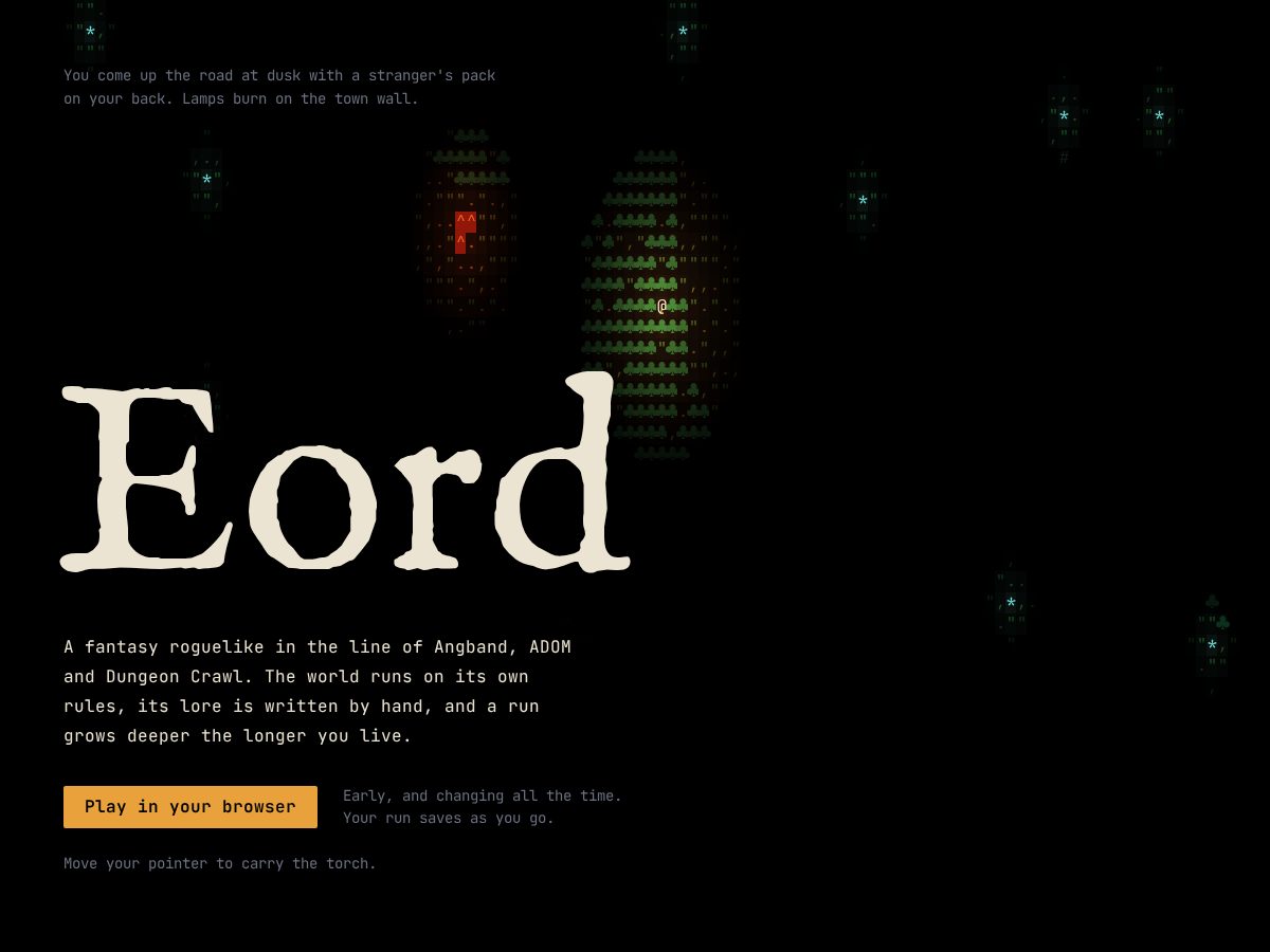Landing-page snapshot of eordgame.com