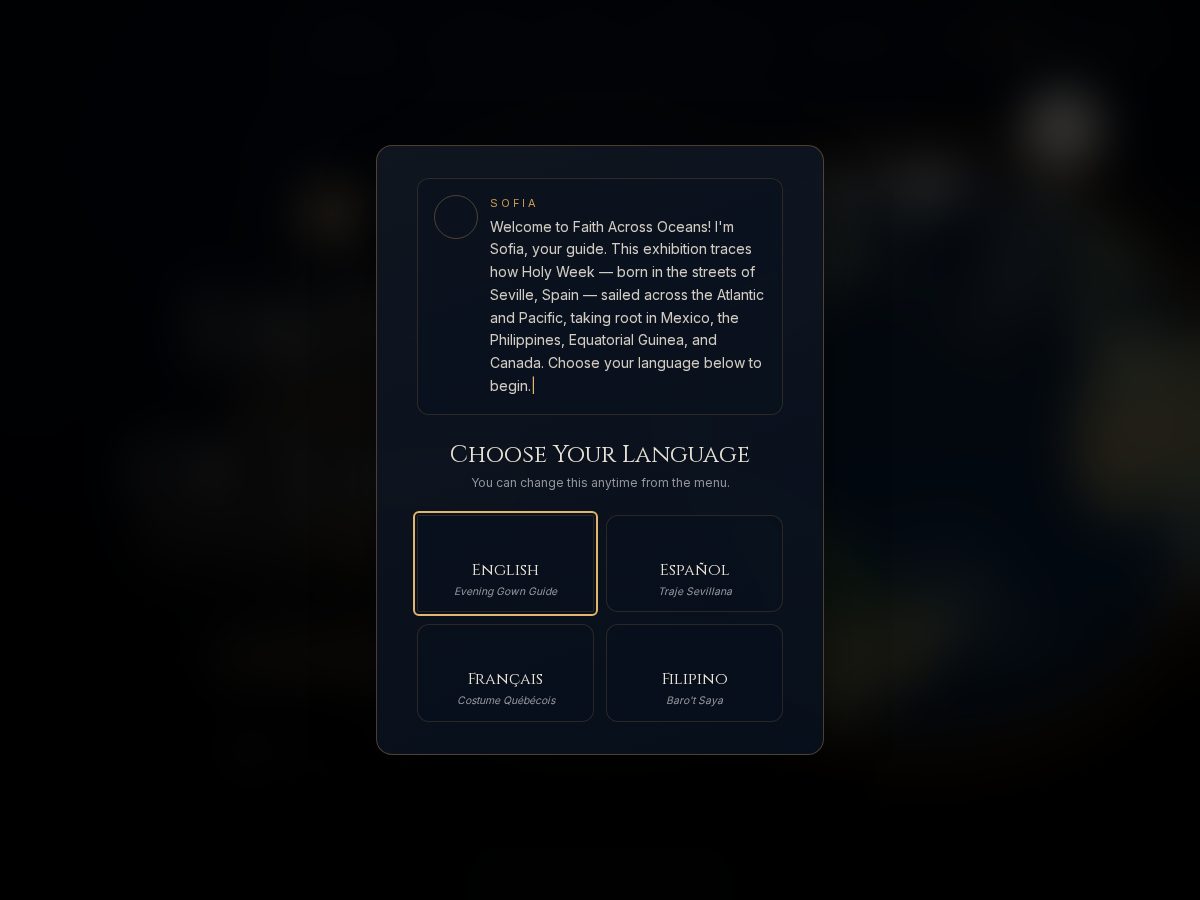 Landing-page snapshot of faithacrossoceans.com