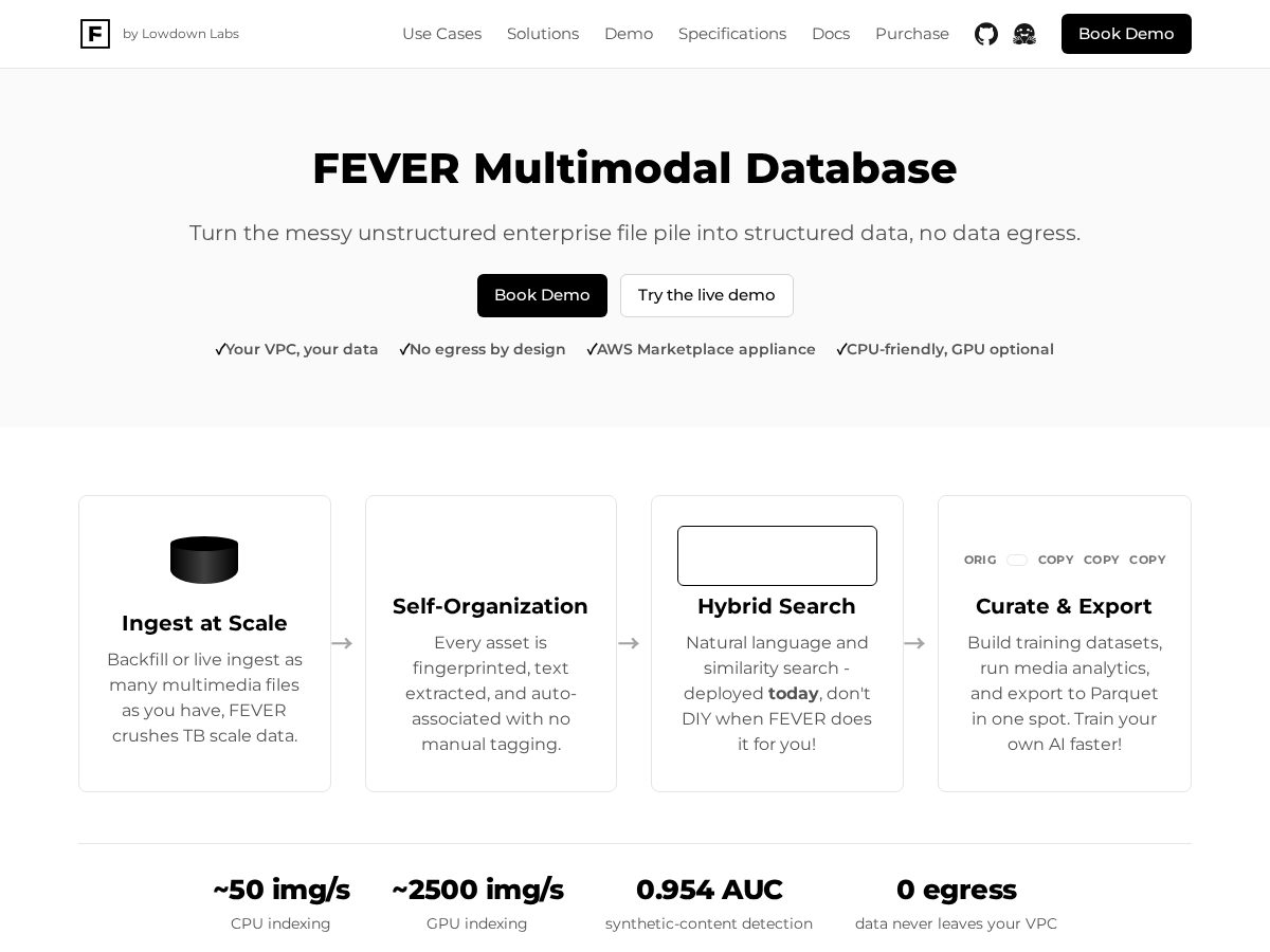 Landing-page snapshot of gimmefever.tech