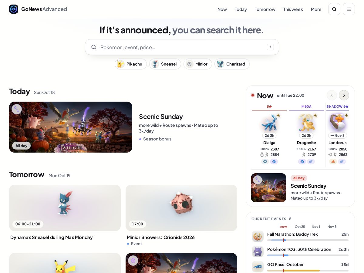 Landing-page snapshot of gonewsadvanced.com
