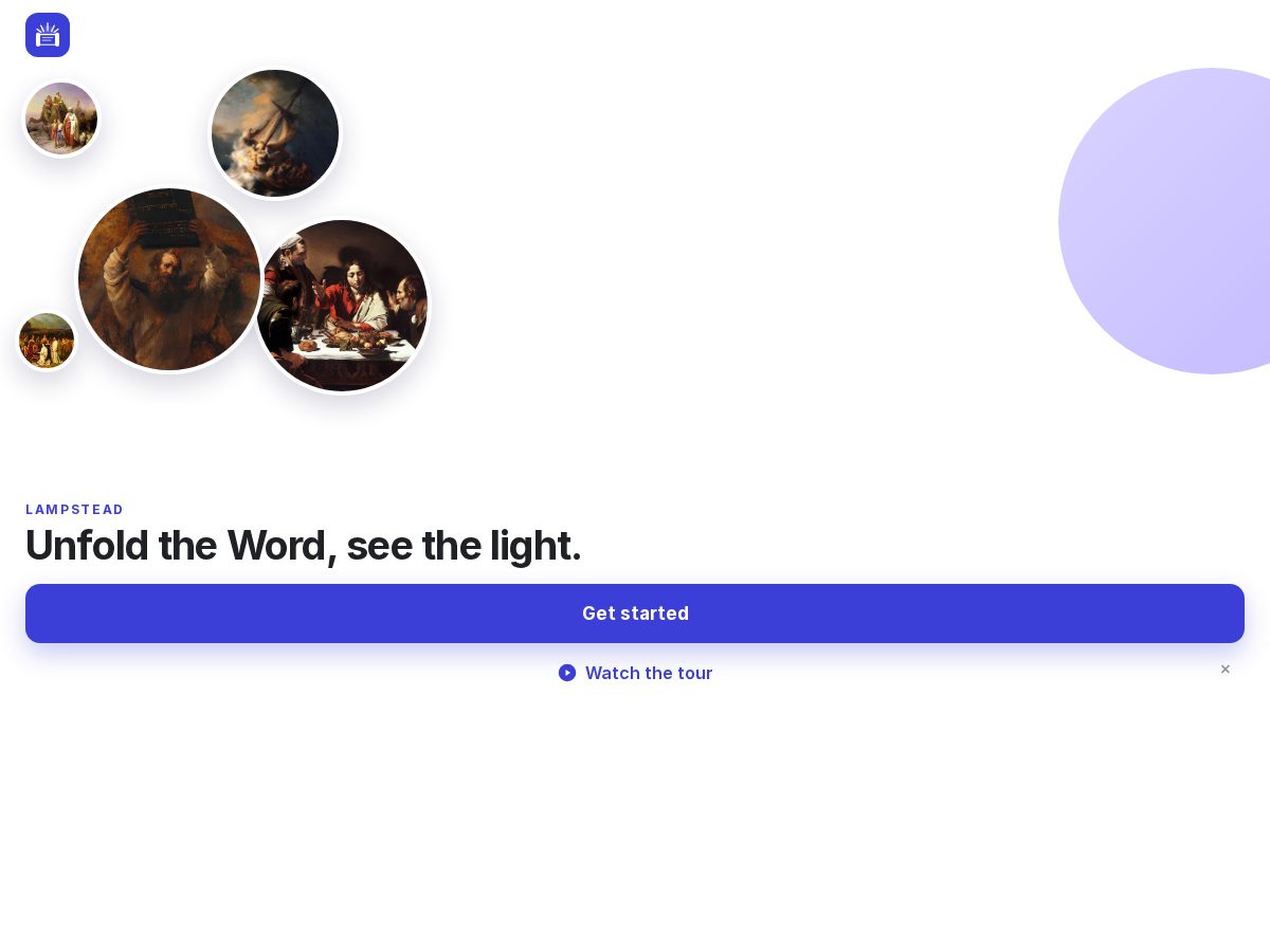 Landing-page snapshot of lampstead.app