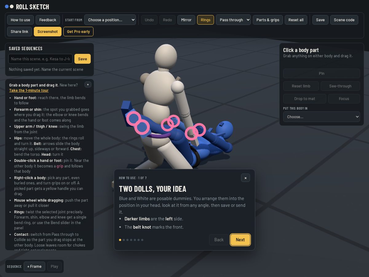 Landing-page snapshot of rollsketch.com