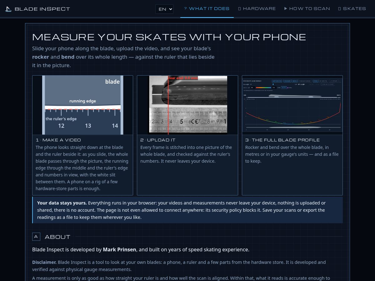 Landing-page snapshot of ronding.app