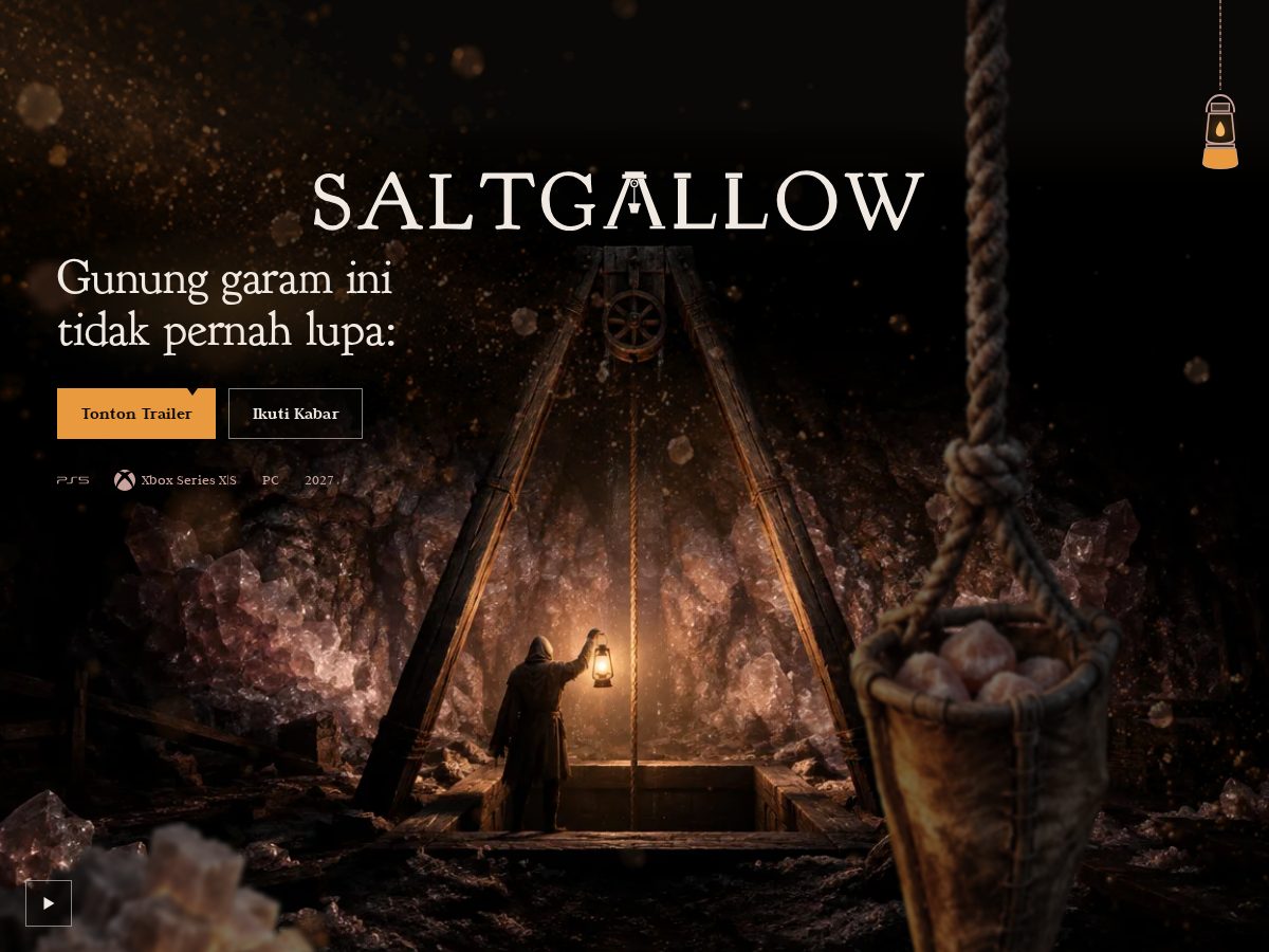 Landing-page snapshot of saltgallow.online