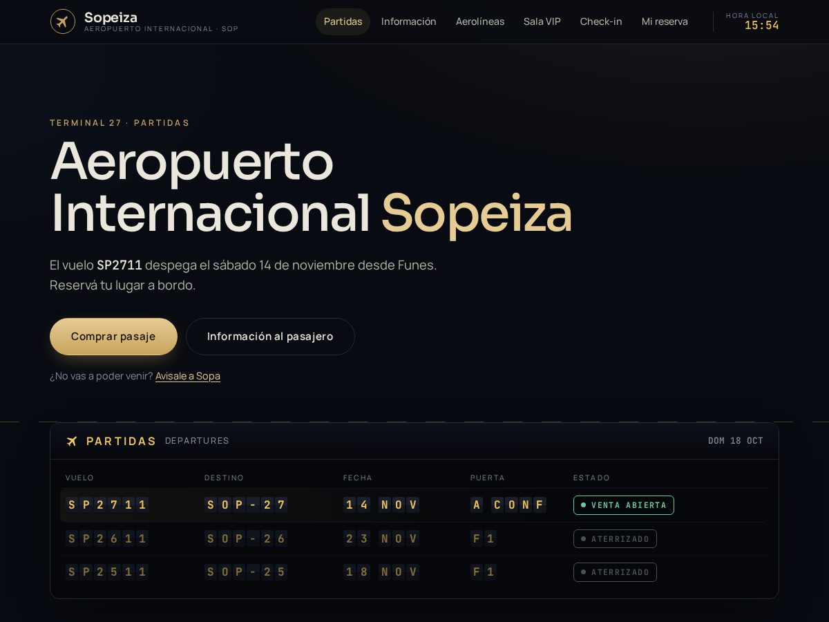 Landing-page snapshot of sopeiza.site