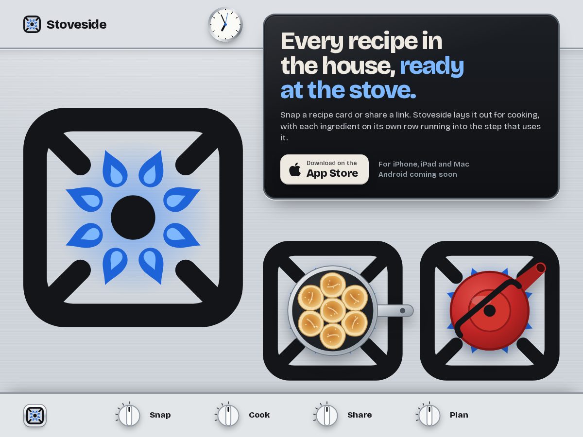 Landing-page snapshot of stoveside.app