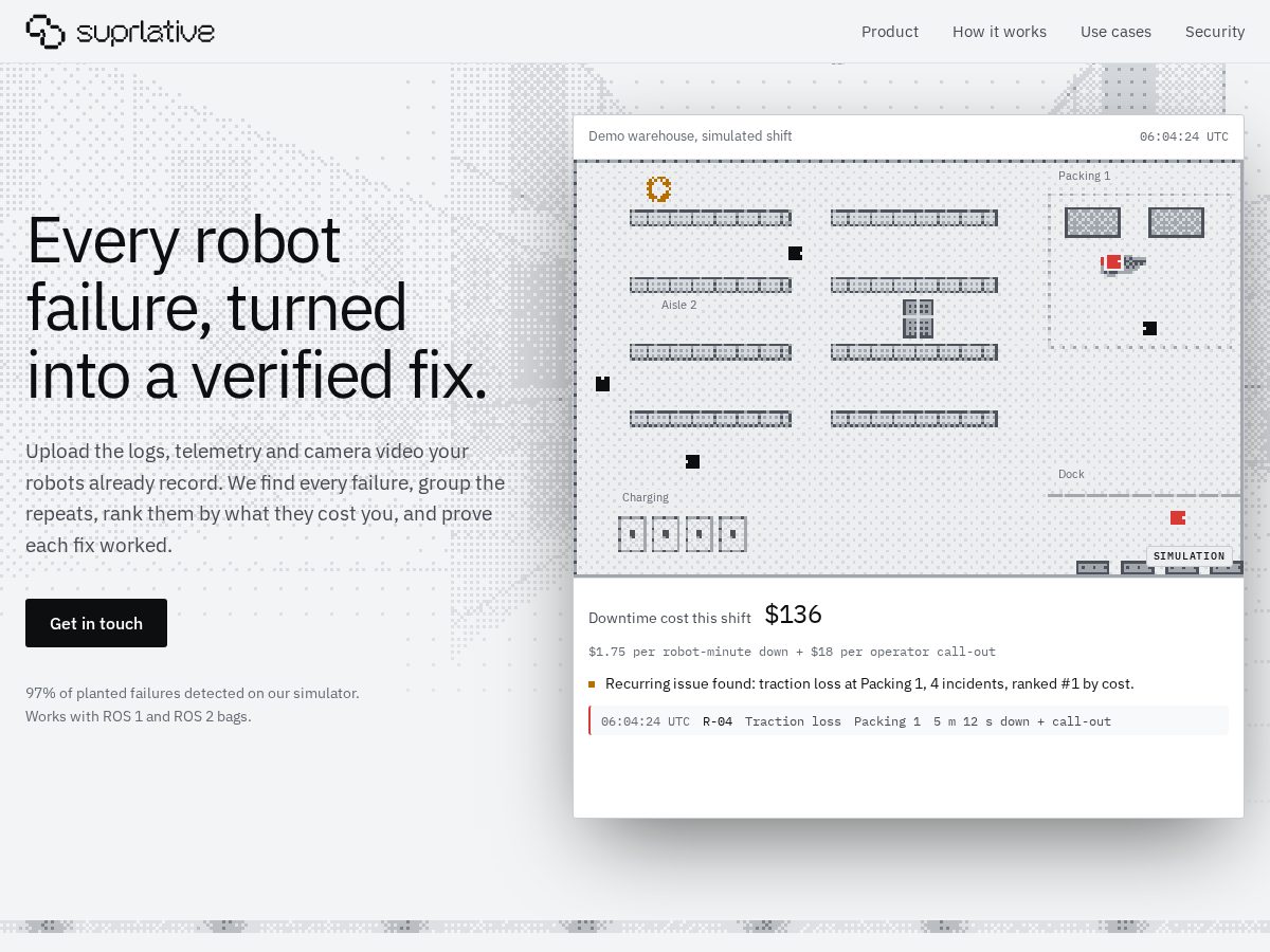 Landing-page snapshot of suprlative.xyz