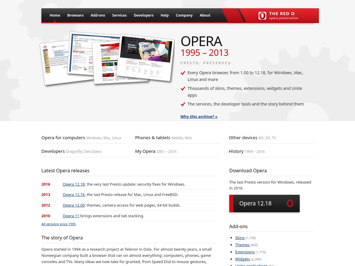 Landing-page snapshot of theredo.org