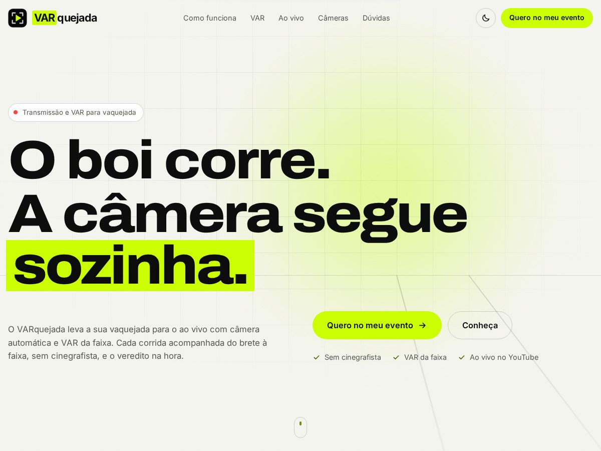 Landing-page snapshot of varquejada.com