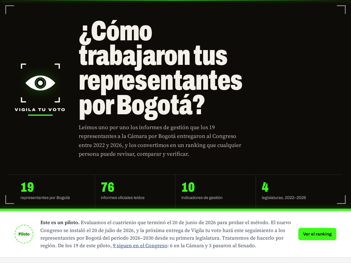 Landing-page snapshot of vigilatuvoto.com