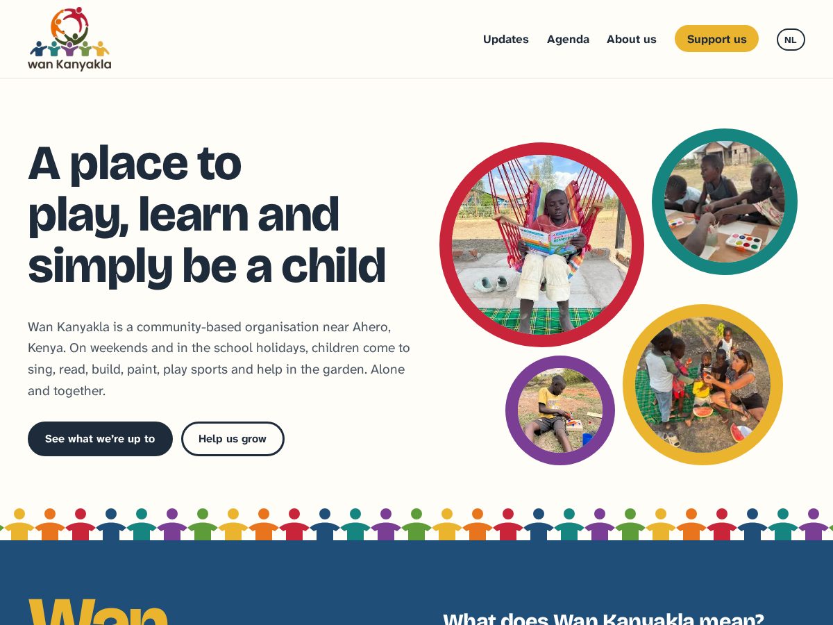 Landing-page snapshot of wankanyakla.com