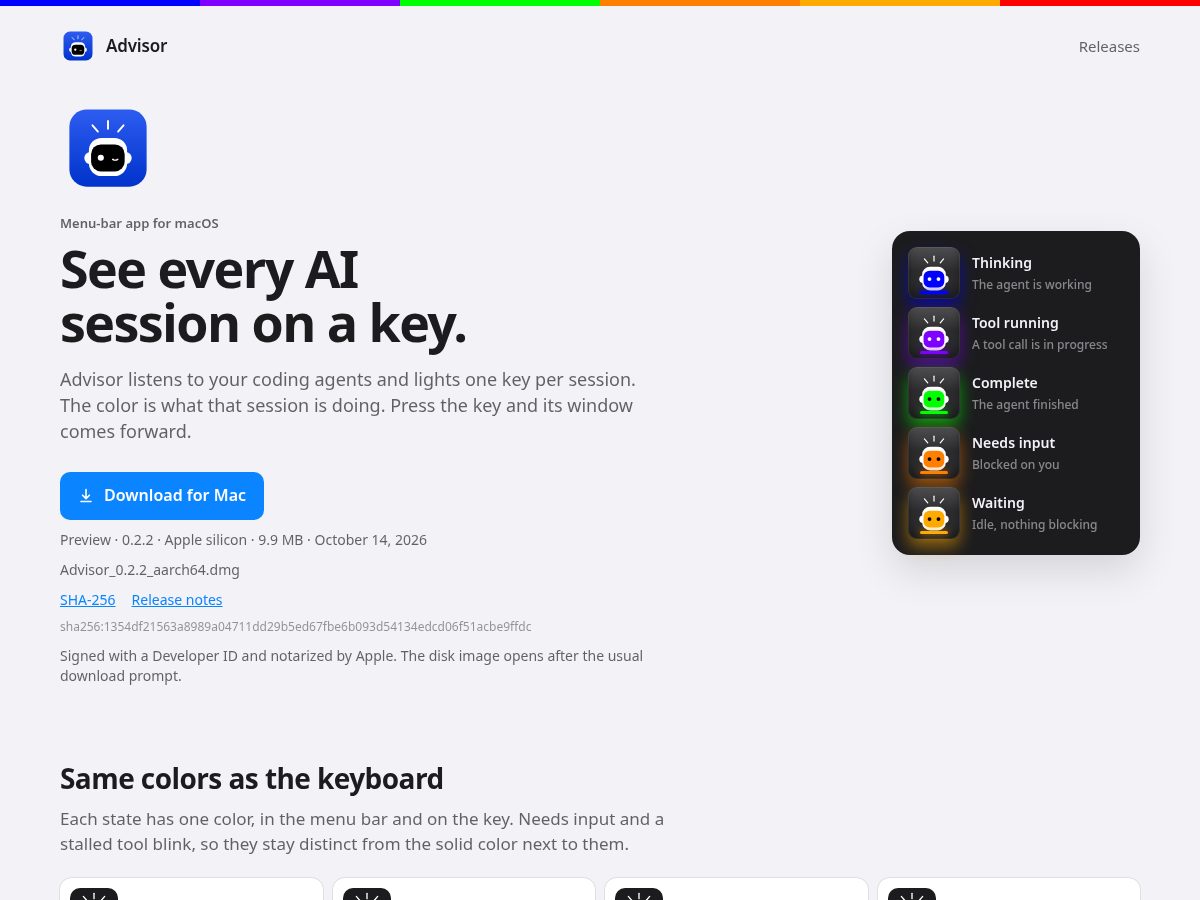 Landing-page snapshot of ai1.place