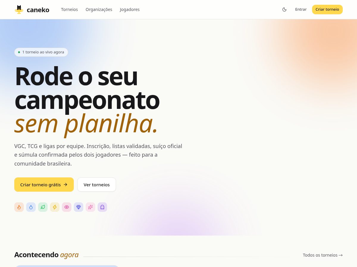 Landing-page snapshot of caneko.app
