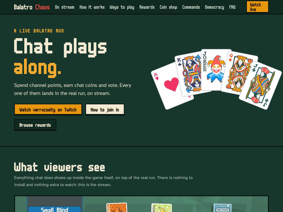 Landing-page snapshot of chatlatro.xyz