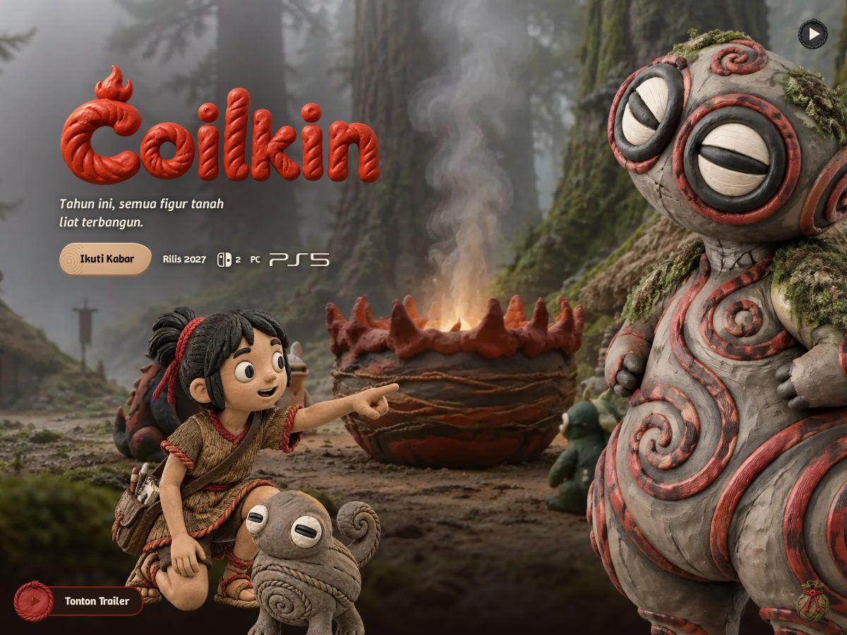 Landing-page snapshot of coilkin.online
