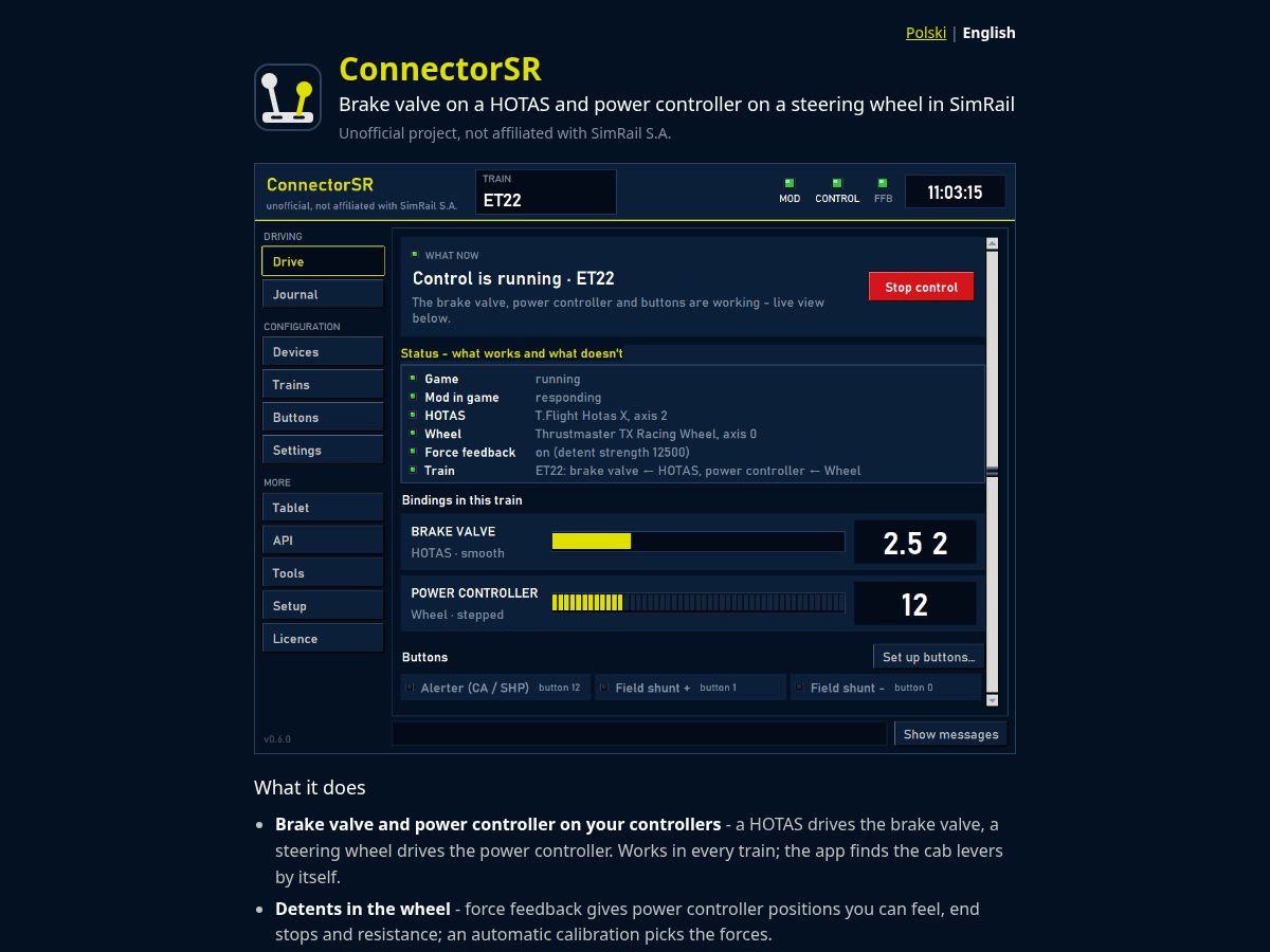 Landing-page snapshot of connectorsr.fun