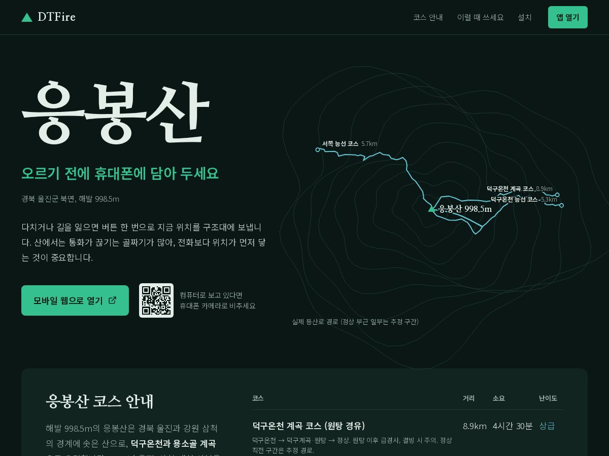Landing-page snapshot of dt-fire.com
