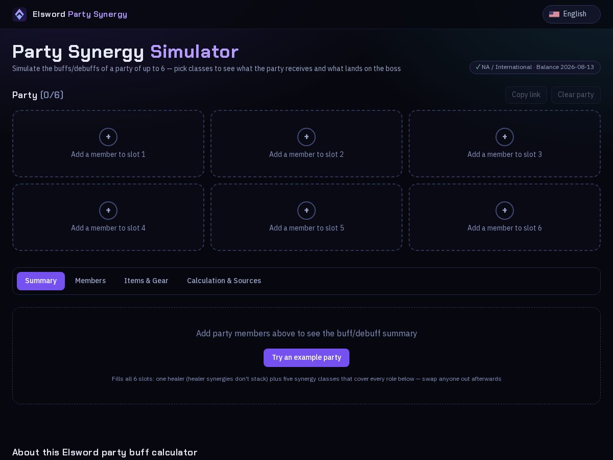 Landing-page snapshot of elbuffs.com