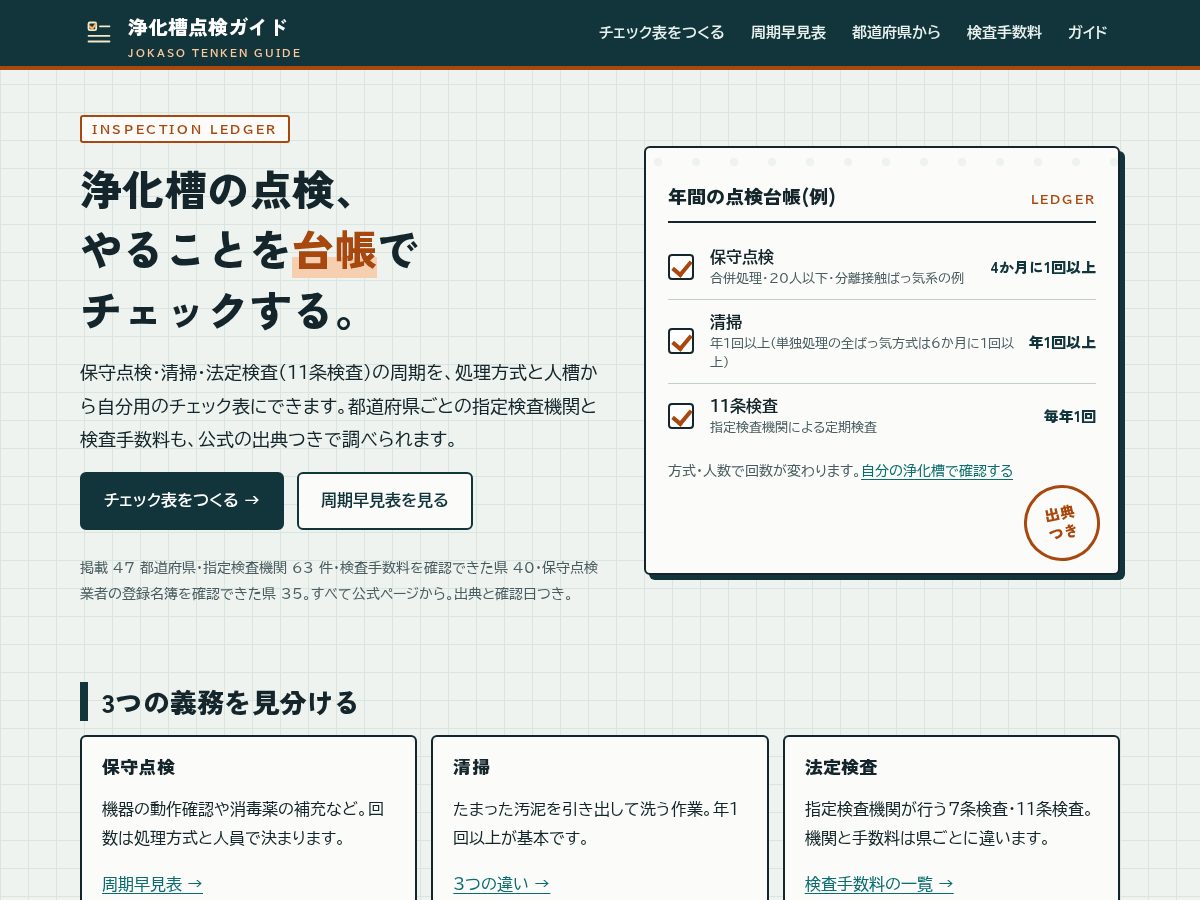Landing-page snapshot of jokaso-tenken.com