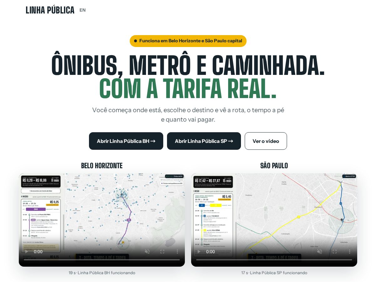 Landing-page snapshot of linhapublica.com