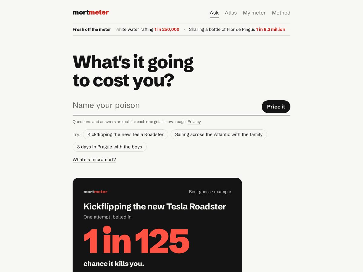 Landing-page snapshot of mortmeter.rip