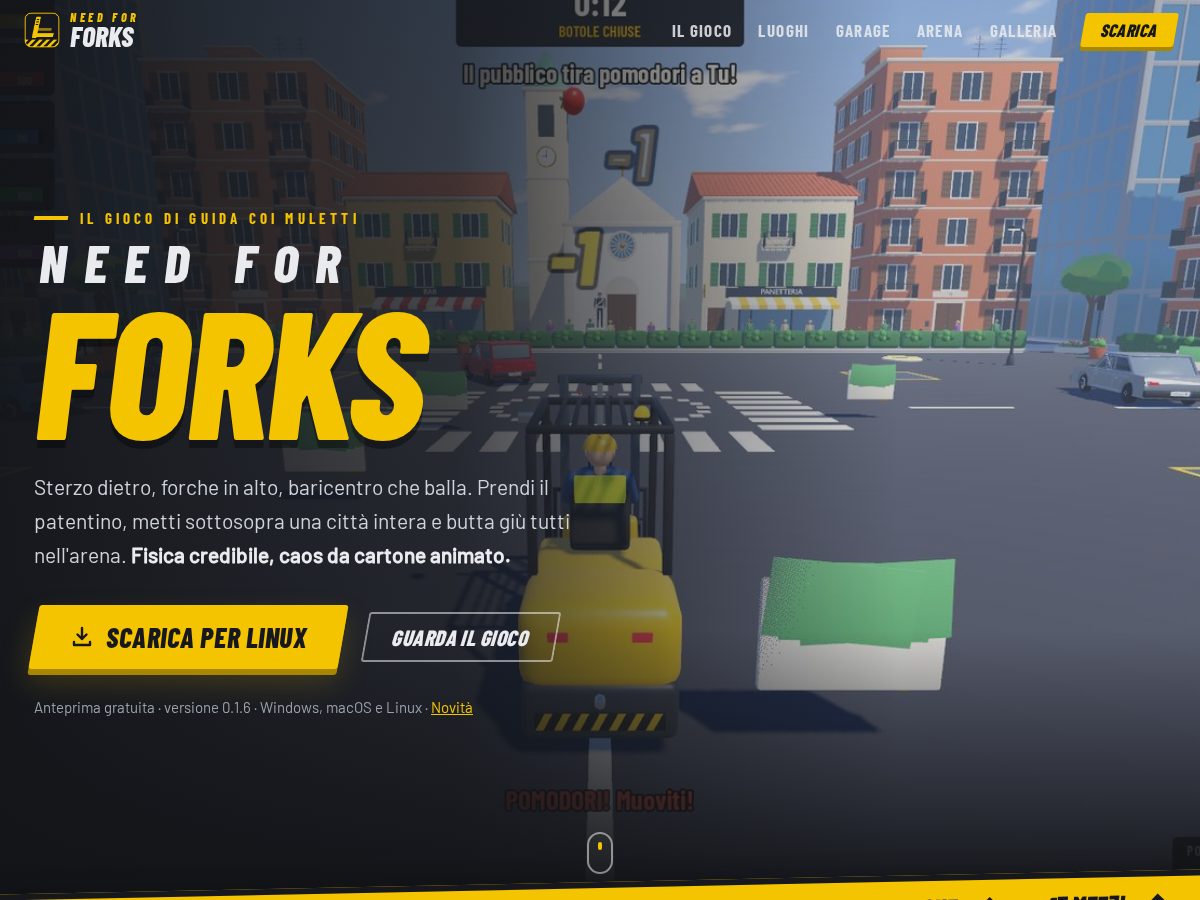 Landing-page snapshot of needforforks.com