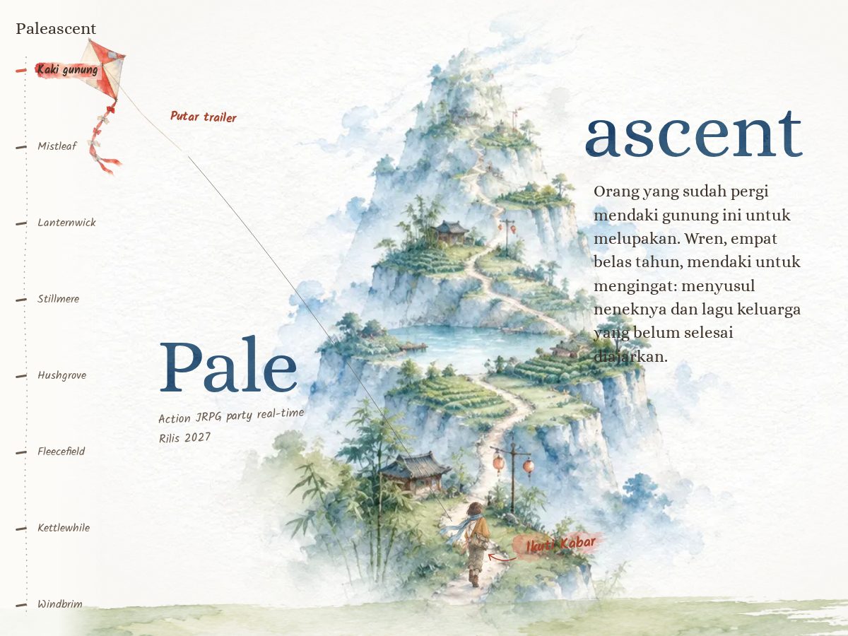 Landing-page snapshot of paleascent.online