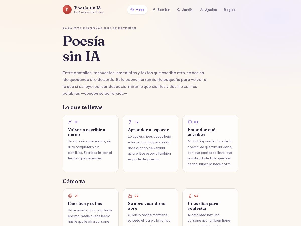 Landing-page snapshot of poesiasinia.com