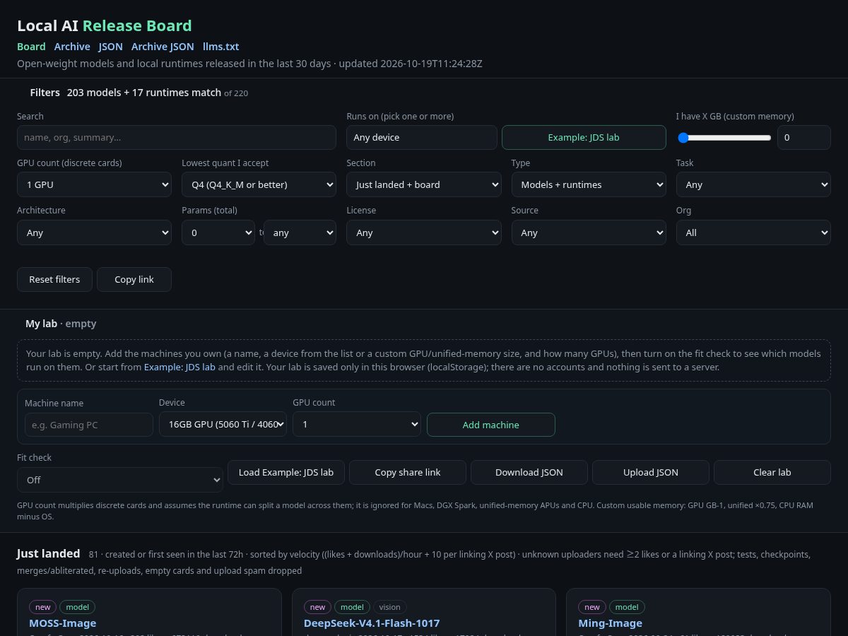 Landing-page snapshot of recentmodel.com