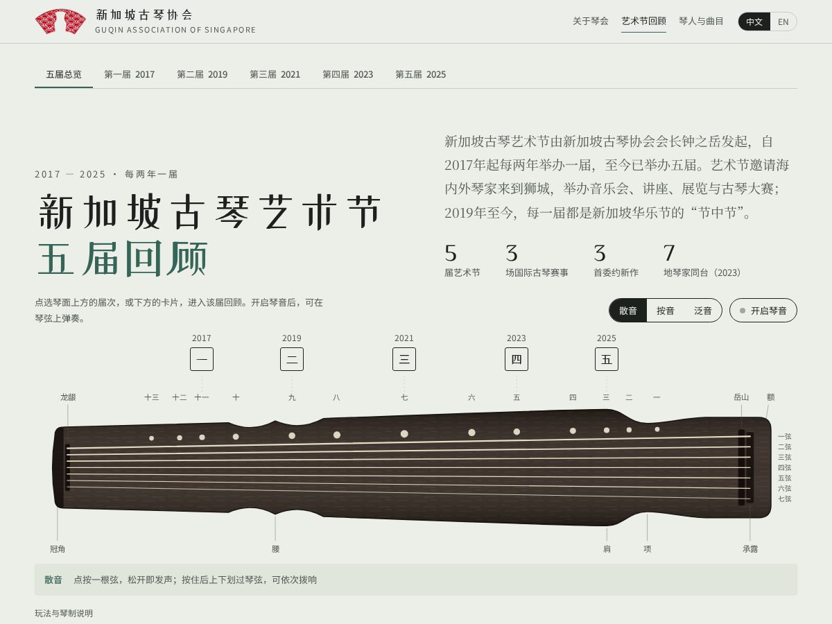 Landing-page snapshot of sgguqin.org