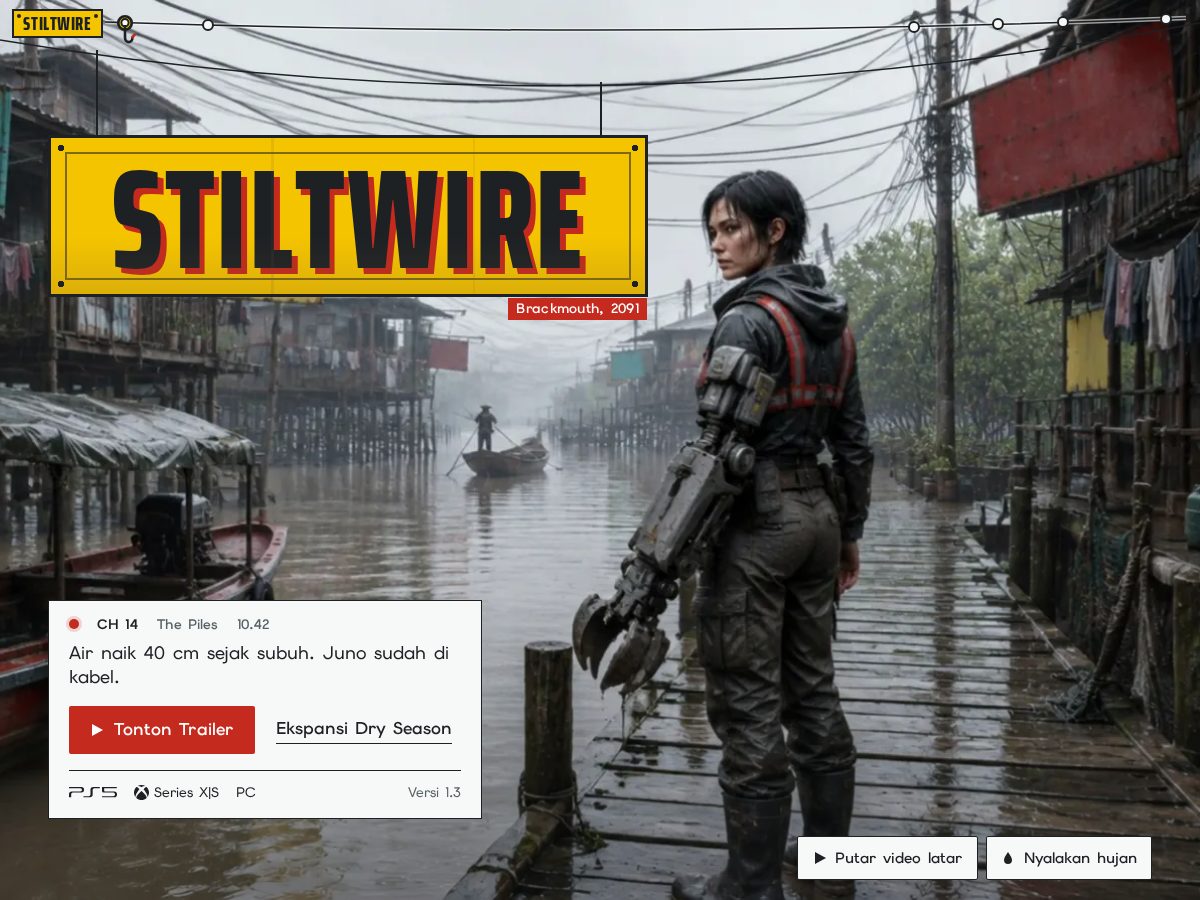 Landing-page snapshot of stiltwire.online