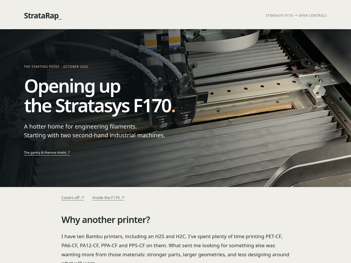 Landing-page snapshot of stratarap.com