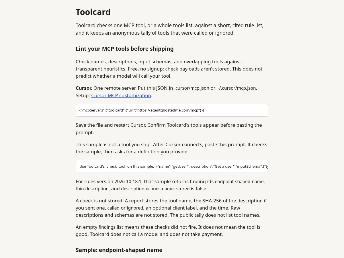 Landing-page snapshot of agentghostedme.com