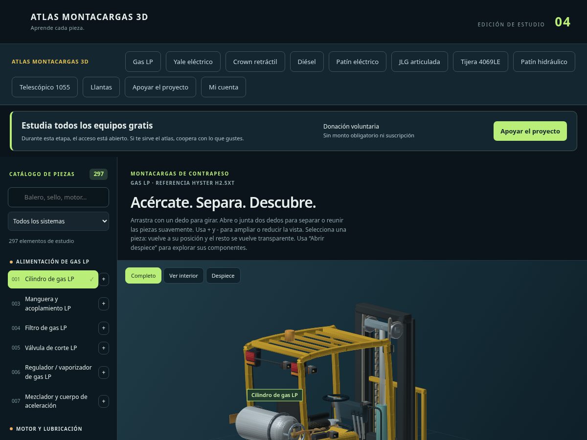 Landing-page snapshot of atlasmontacargas.com