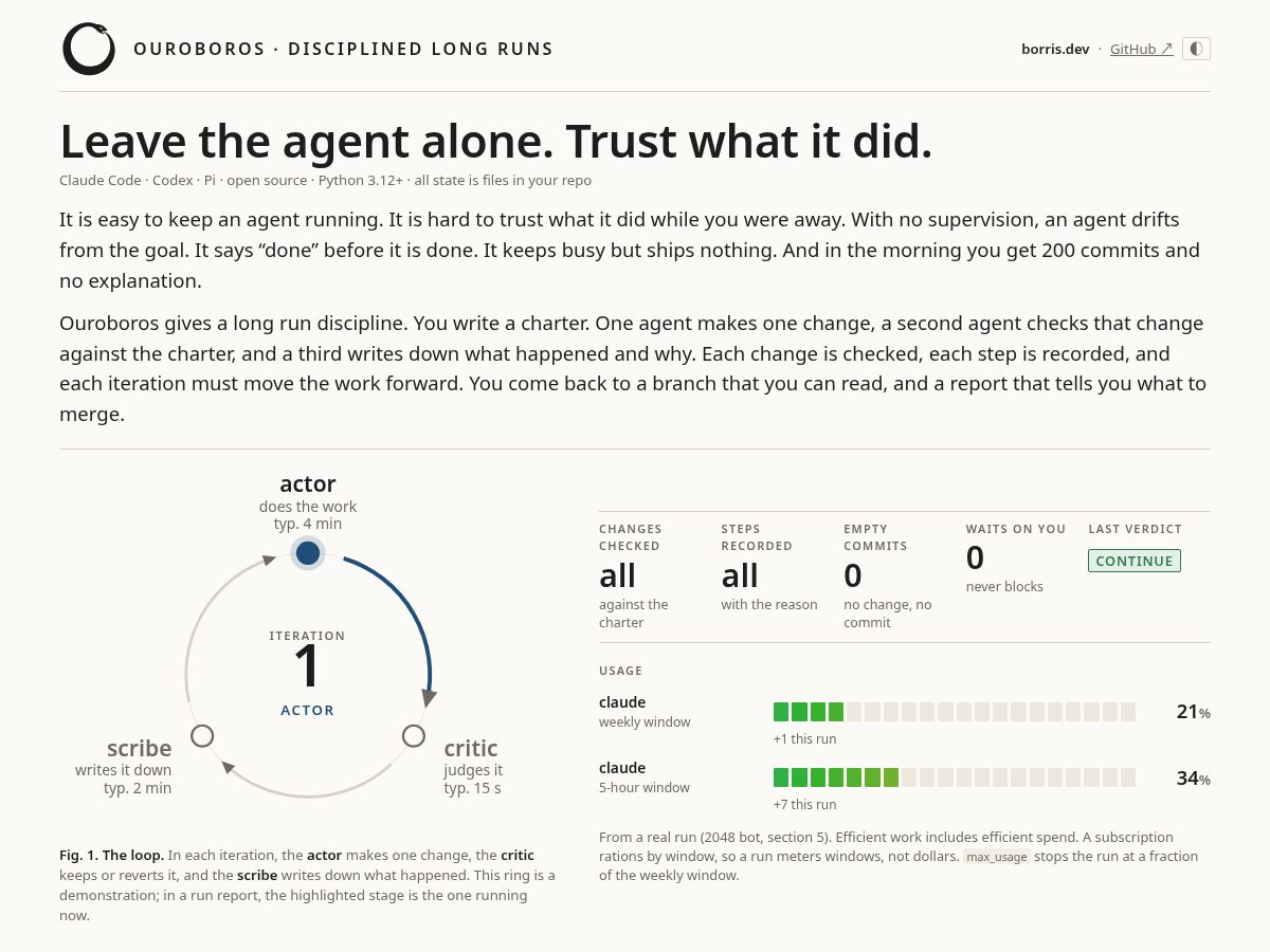 Landing-page snapshot of borris.dev