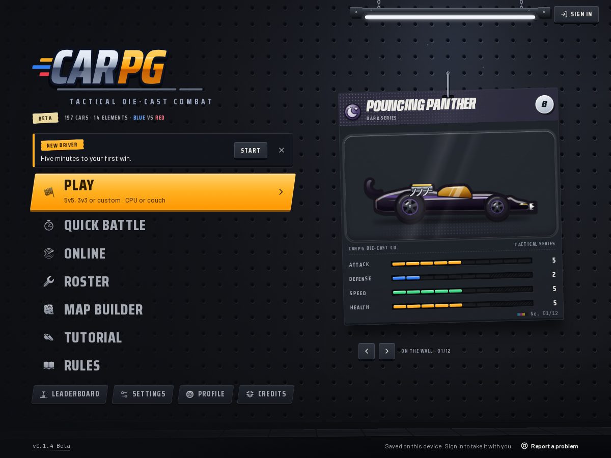 Landing-page snapshot of carpg.online