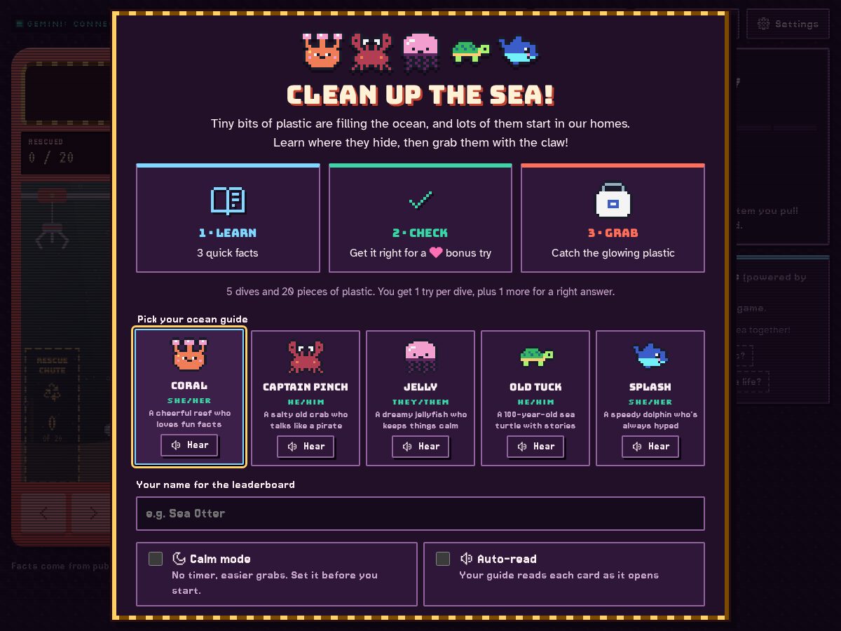 Landing-page snapshot of clawcean.health