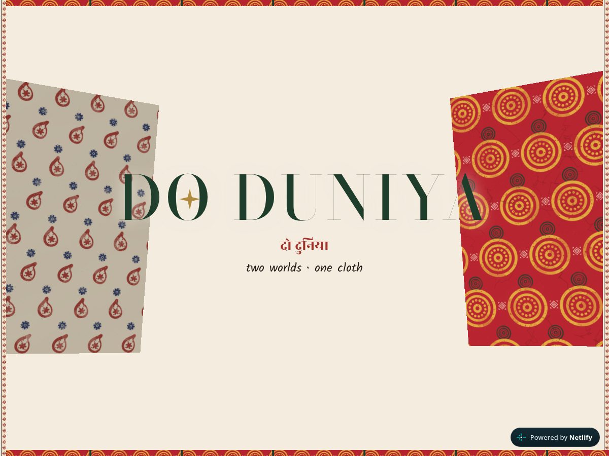 Landing-page snapshot of doduniya.com