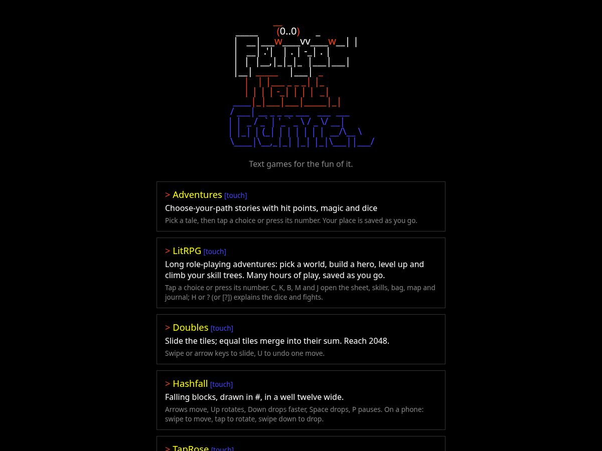 Landing-page snapshot of fangednewt.com