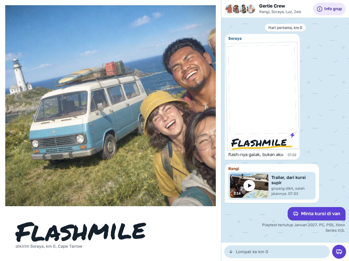 Landing-page snapshot of flashmile.online
