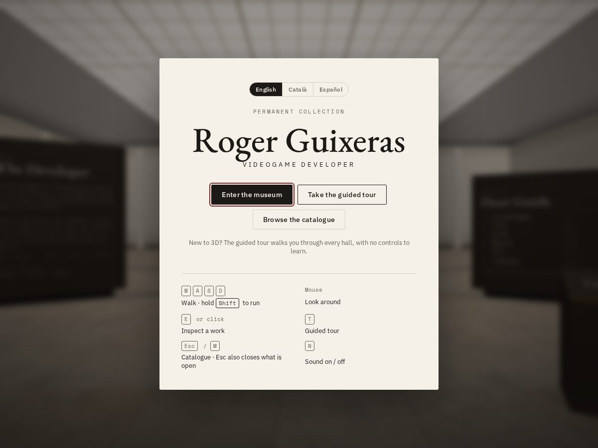 Landing-page snapshot of guixeras.com