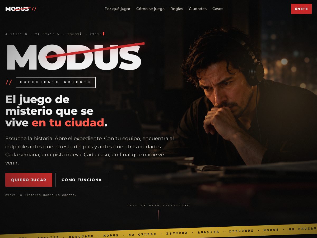 Landing-page snapshot of jugarmodus.com