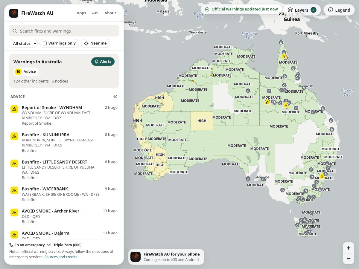 Landing-page snapshot of meteowatch.org