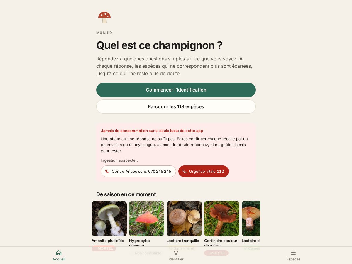 Landing-page snapshot of mushid.app