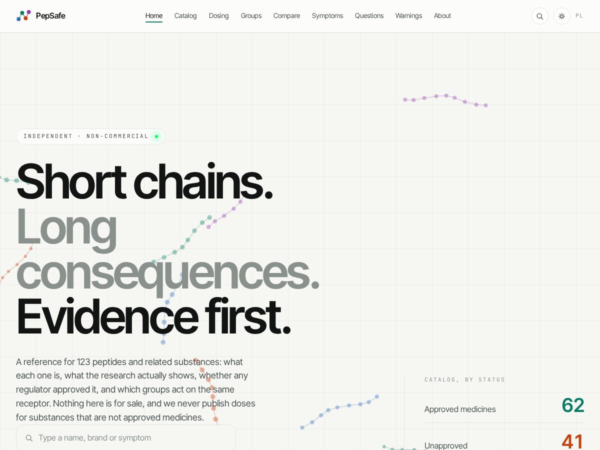 Landing-page snapshot of pepsafe.online