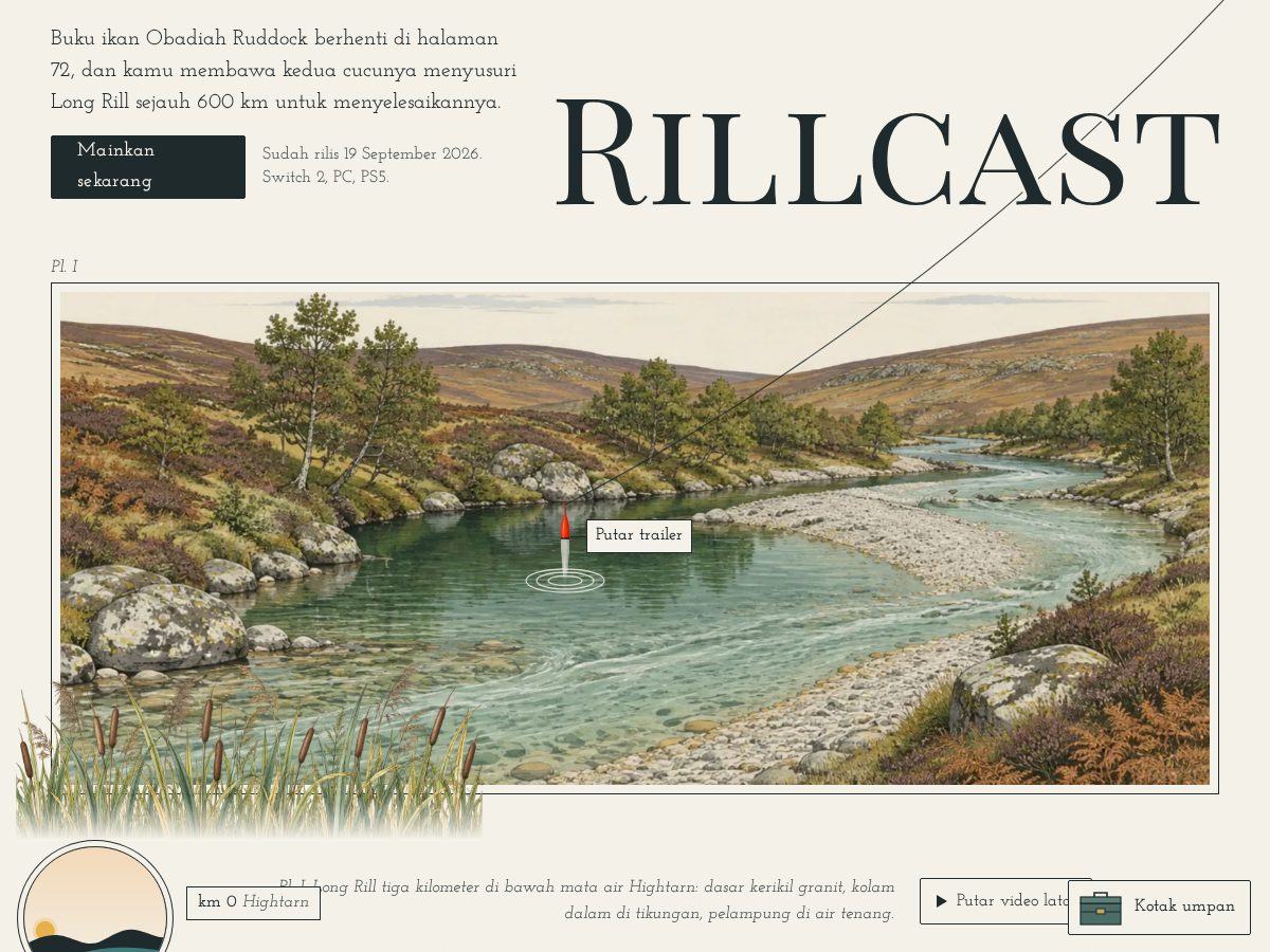 Landing-page snapshot of rillcast.com